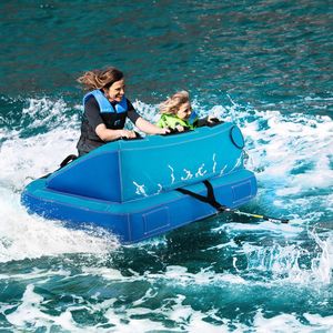 Inflatable 2-Person <b>Towable</b> Tubes for Water Sports Boating for Fun Aquatic Adventures - Product Image 6