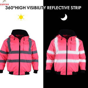 Chaqueta de Trabajo para Hombre, Resistente, de Tela de Poliéster Ligera, Ecológica, Transpirable, Ignífuga, con Certificación CE, de Alta Visibilidad - Product Image 6