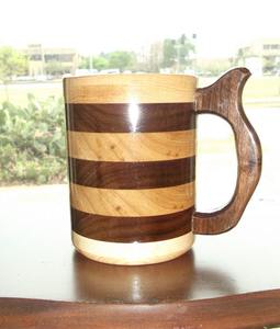 Taza de Café de Madera de Mango de Alta Calidad, Ecológica y Personalizable, Diseño Personalizable para Uso en el Hogar y la Oficina, Hecha a Mano para Cerveza o Agua - Product Image 3