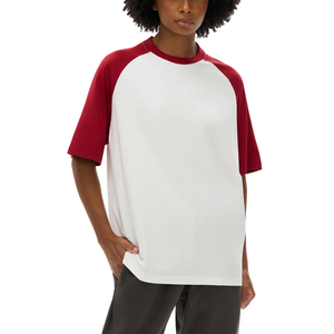 Camiseta de Alta Calidad con Logotipo Personalizado, Estilo Urbano, Verano, Camiseta para Hombre con Mangas Raglán, Corte Holgado y Recortado - Product Image 2