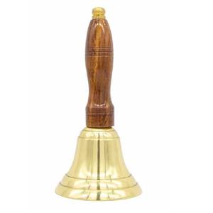 Campana de Mano de Latón Vintage de Alta Calidad para Profesor, Campana Tradicional para Aula, Campana para Ceremonia de Boda, Regalo Decorativo - Product Image 6