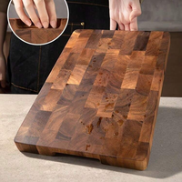 Planche à découper ronde en bambou de qualité supérieure avec poignée, en bois massif, pour cuisine, qualité alimentaire, écologique, fabrication OEM