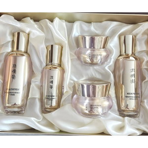 Ensemble de soins de la peau en 5 étapes au peptide de soie coréen haut de gamme, collection de soins du visage premium OEM ODM - Product Image 1
