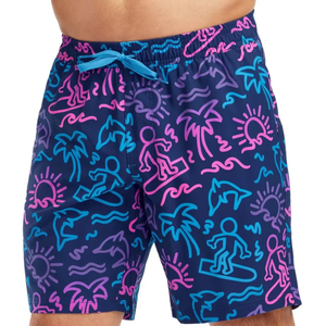 Shorts de bain unisexes pour hommes, solides, à taille élastique, shorts d'été de haute qualité, shorts de plage, design personnalisé, vêtements de bain à séchage rapide - Product Image 4