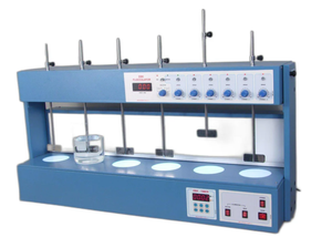 Appareil de test de flocculation électrique à 6 positions, modèle Jar, bleu, équipement de laboratoire certifié CE Classe I, vente chaude - Product Image 2