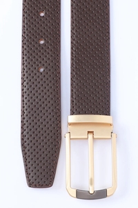 Ceinture Homme Personnalisée de Haute Qualité, Cuir Véritable OEM de Luxe, Logo Personnalisé, Style Tendance, Boucle Ardillon de Bonne Qualité, Vente en Gros 2026 - Product Image 4
