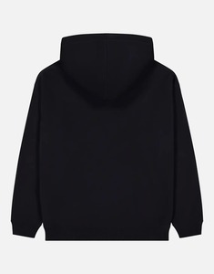 Custom Oversized <b>Zip</b> <b>Up</b> <b>Hoodie</b> in Washed <b>Black</b> Men's 100% Cotton Terry Print Acid Washed Heavyweight Distressed Regular Length - Product Image 6