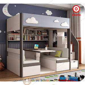 เตียงสองชั้นอัจฉริยะอเนกประสงค์สำหรับเด็ก โอฮาฮ่า - GTTM042 - Product Image 3