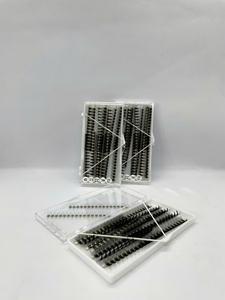 Extensiones de Pestañas de Pelo Sintético al por Mayor, Bandejas de Pestañas Spike 3D-20D Ultra Rápido, Negro Mate Oscuro, Longitudes Mixtas, Ecológicas - Product Image 4