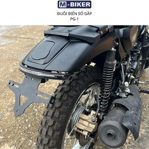 Cola de matrícula plegable de dos vías Yamaha 450.000 Mbiker para motocicletas y Marcos - Product Image 6