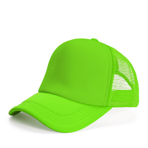 5 Panel Sport Cap Foam Mesh Trucker Hat Custom Logo Pattern 3D Embroidery Sublimation Print Promotional Blank Foam Hat - Product Image 1