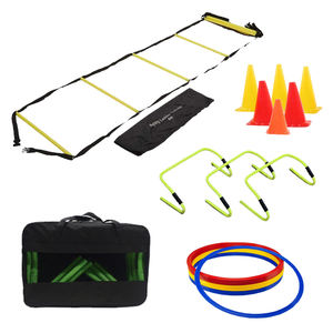 Kit de Entrenamiento de Velocidad y Agilidad Portátil Más Vendido 2025: Escalera de Agilidad de 10 Peldaños, 10 Conos, Obstáculos y Cama de Velocidad - Product Image 1