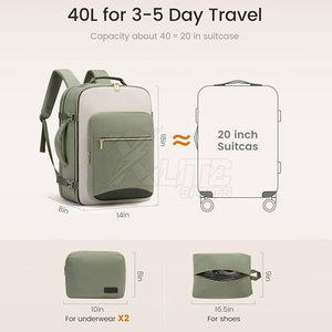 High Quality Durable Waterproof Fabric Stylish Design Zipper Closure Travel <b>Backpack</b> for Men <b>Women</b> Outdoor Journey and Daily Use - Product Image 4