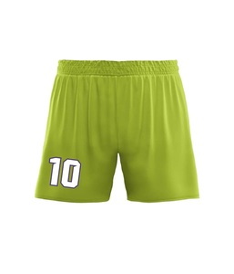 Shorts de sport décontractés pour hommes, unis, avec poches, en tricot, avec cordon de serrage, pour l'entraînement de football, personnalisables pour équipes, vente en gros - Product Image 4