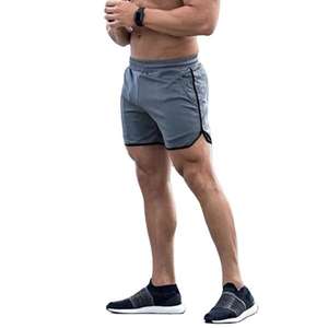 Pantalones Cortos Deportivos de Lona con Bolsillos para Correr y Entrenar, Pantalones Cortos de Malla para Ejercicios Físicos - Product Image 2