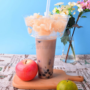 Vaso de Plástico 2 en 1 para Llevar, para Pollo Frito y Aperitivos, con Soporte para Tazón de PP, Creativo Vaso en Capas para Refrescos - Product Image 4