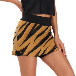 Jupes de sport pour femmes, design personnalisé par sublimation, respirantes, séchage rapide, vêtements de yoga, jupes de tennis pour femmes - Product Image 4