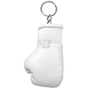 Porte-clés de haute qualité en forme de mini-gants de boxe rectangulaires personnalisés en cuir PU avec logo personnalisé - Product Image 4