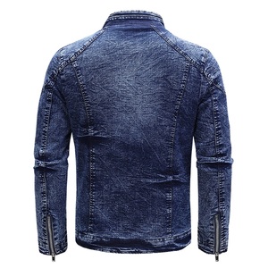 AGNI INDUSTRY Veste en jean délavé style hip-hop décontracté, coupe ajustée, écologique, service OEM, meilleure qualité, 100 % coton, pour homme - Product Image 5