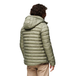 Veste matelassée pour homme de haute qualité en toile enduite, col montant, respirante, coupe-vent, nouveau design, utilisation hivernale, services OEM - Product Image 4