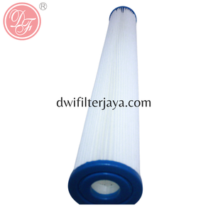 ไส้กรองน้ำแบบจีบโพลีเอสเตอร์ PE สีน้ำเงินขนาดใหญ่ - Product Image 3