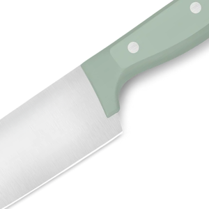 3. Cuchillos de Chef Premium, Cuchillos de Cocina de Acero Inoxidable Afilados con Mango Remachado Negro para Picar y Rebanar Carne y Verduras - Product Image 5
