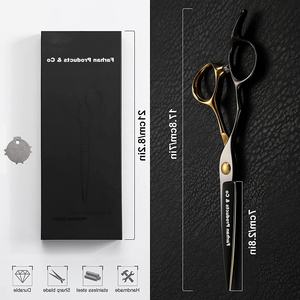 Ciseaux de coiffure professionnels de 6 pouces avec poignée Ciseaux de coiffeur en acier inoxydable pour une utilisation en beauté - Product Image 3