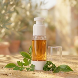 Sérum facial antioxydant à base de plantes avec graines de persil, thé vert et niacinamide OEM MOQ 700 pièces 30ml flacon pompe sans air - Product Image 6
