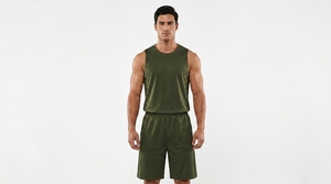 Ensemble de maillot et short de basket-ball de haute qualité, vêtements de sport confortables pour les joueurs et les équipes - Product Image 5