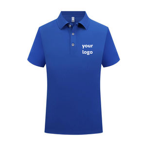 Camiseta lisa transpirable de algodón o poliéster para hombre, uniforme de trabajo de empresa, con logotipo personalizado bordado, precio bajo. - Product Image 1
