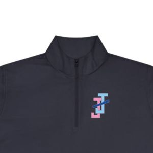 เสื้อสเวตเชิ้ตแบบซิปครึ่งตัว สีน้ำเงิน แขนยาว ผ้าฟลีซนุ่ม สวมใส่สบาย เหมาะสำหรับกิจกรรมกลางแจ้ง ธุรกิจ แฟชั่น และลำลอง - Product Image 3