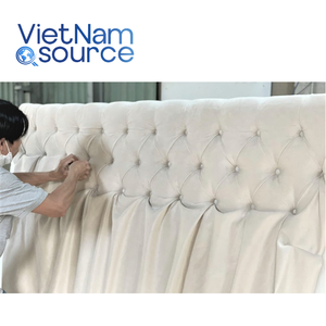 Sofá minimalista escandinavo-Sofá compacto con patas de madera para interiores modernos-Fabricación fiable de sofás en Vietnam - Product Image 5