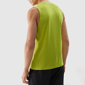 Débardeur de musculation OEM pour hommes, vêtements de sport personnalisés, coupe ajustée, t-shirt sans manches pour la musculation, débardeurs de sport pour hommes avec OEM - Product Image 3