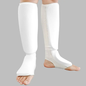 Protège-tibias en maille de haute qualité, manchon de protection pour les jambes, rembourrage durable absorbant les chocs, ajustement compressif, respirant et confortable - Product Image 6