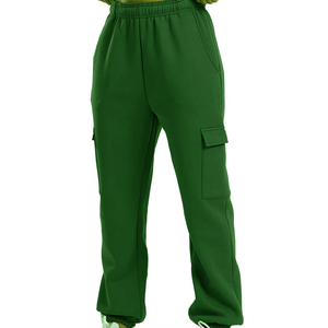 กางเกงวอร์มเอวสูงสำหรับผู้หญิง รุ่นปี 2026 ออกแบบเองได้ ผ้าฟลีซลำลองสำหรับเล่นกีฬา มีกระเป๋า กางเกงขายาวผู้หญิง - Product Image 1