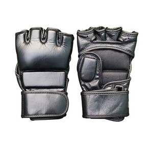 Guantes de Entrenamiento de MMA de Cuero Duradero, Cierre de Gancho y Bucle, Personalizables, Equipo Deportivo Unisex - Product Image 6