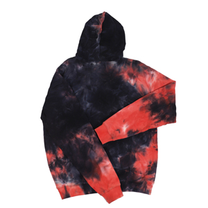 เสื้อฮู้ดผู้ชายแบบ Tie-Dye แขนยาว สวมใส่สบาย มีเชือกปรับได้ที่ฮู้ด กระเป๋าจิงโจ้ และขอบยางยืด - Product Image 1