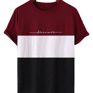 เสื้อยืดผู้ชายลายย้อนยุคสีสด/ซักด้วยกรดทำจากผ้าฝ้าย100% นุ่มทำจากปากีสถาน - Product Image 1