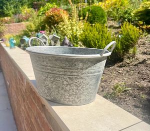 Jardinières, fournitures de jardin, jardinière galvanisée pour la maison, les hôtels et les restaurants, pots à fleurs en zinc pour le jardin - Product Image 3