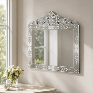 Premium Vintage Venetian Baroque Wall <b>Mirror</b> | Antique Style Luxury Decorative Glass <b>Mirror</b> for Home Interior Decor - Product Image 6