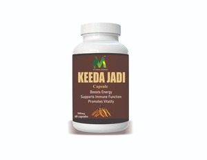 Cápsulas de Extracto Herbal Keeda Jadi, Extracto de Cordyceps Sinensis en Polvo Botánico 500mg, 60 Cápsulas, Suministro al por Mayor OEM, Marca Privada - Product Image 1