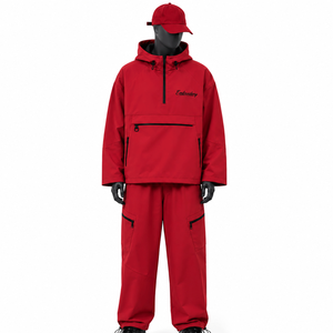 Men's Full Zip Windbreaker Jacket <b>Set</b> for Running and Travel - Product Image 4