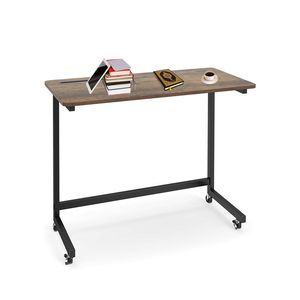 Tavolino Laterale Mobile con Ruote per Soggiorno, Arredamento Pratico con Rotelle - Product Image 1