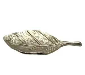 Plato Decorativo con Forma de Hoja de Arce, Hecho a Mano, de Acero Inoxidable, Ecológico, Apto para Lavavajillas, Diseño Natural, Adorno para Mesa - Product Image 4