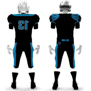 Team Soccer Wear Sublimation Uniform Sets Spandex/Polyester Kits Latest Design Training American Football Uniform <b>Padded</b> Kits - Product Image 4