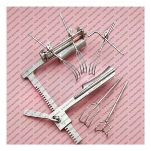 Retractor de Válvula Mitral Cooley Cosgrove Manual de Acero Inoxidable Premium, Juego Completo de Instrumentos Quirúrgicos Cardiovasculares con Certificación CE - Product Image 1