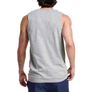 Débardeur sans manches pour homme en gros, personnalisable avec logo, service OEM, 100 % polyester, anti-rétrécissement, pour fitness, sport et gym - Product Image 4