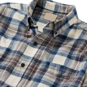 Chemise en flanelle pour homme, motif à carreaux, nouvelle mode élégante, coupe classique, manches longues, tissu brossé doux, haute qualité, séchage rapide - Product Image 4