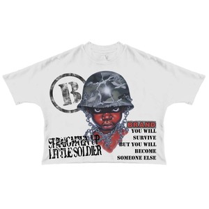100% Cotton Men's T-Shirt Loose Fit Printed High Quality Tshirts Oversized Heavyweight Boxy Fit Tee Shirts Custom <b>logo</b> - Product Image 1