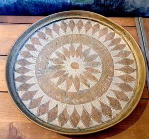 Vintage High Quality Arabic Rustic Round Charger <b>Plate</b> With Engraving Polish Finished For Kitchen Use And Decorative <b>Plate</b> - Product Image 4